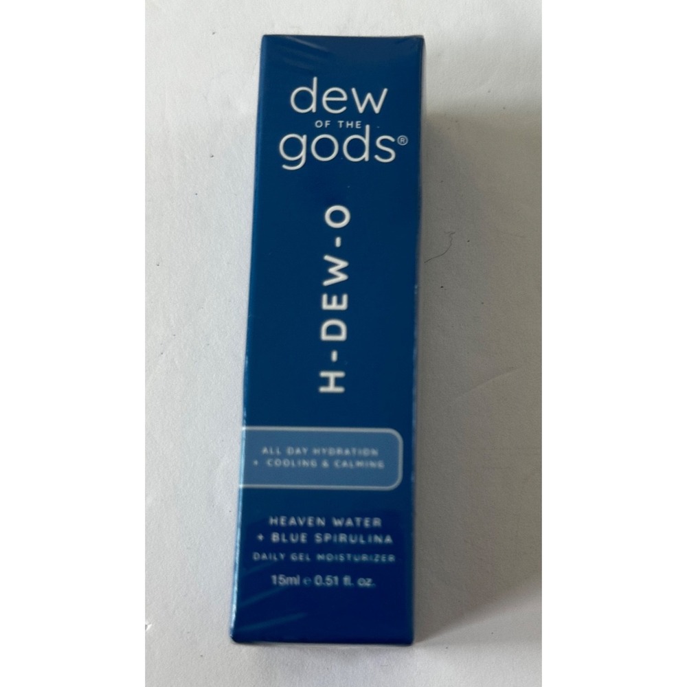 Dew of the Gods H DEW O  Daily Gel Moisturizer Blue Spirulina .51 fl oz Vegan